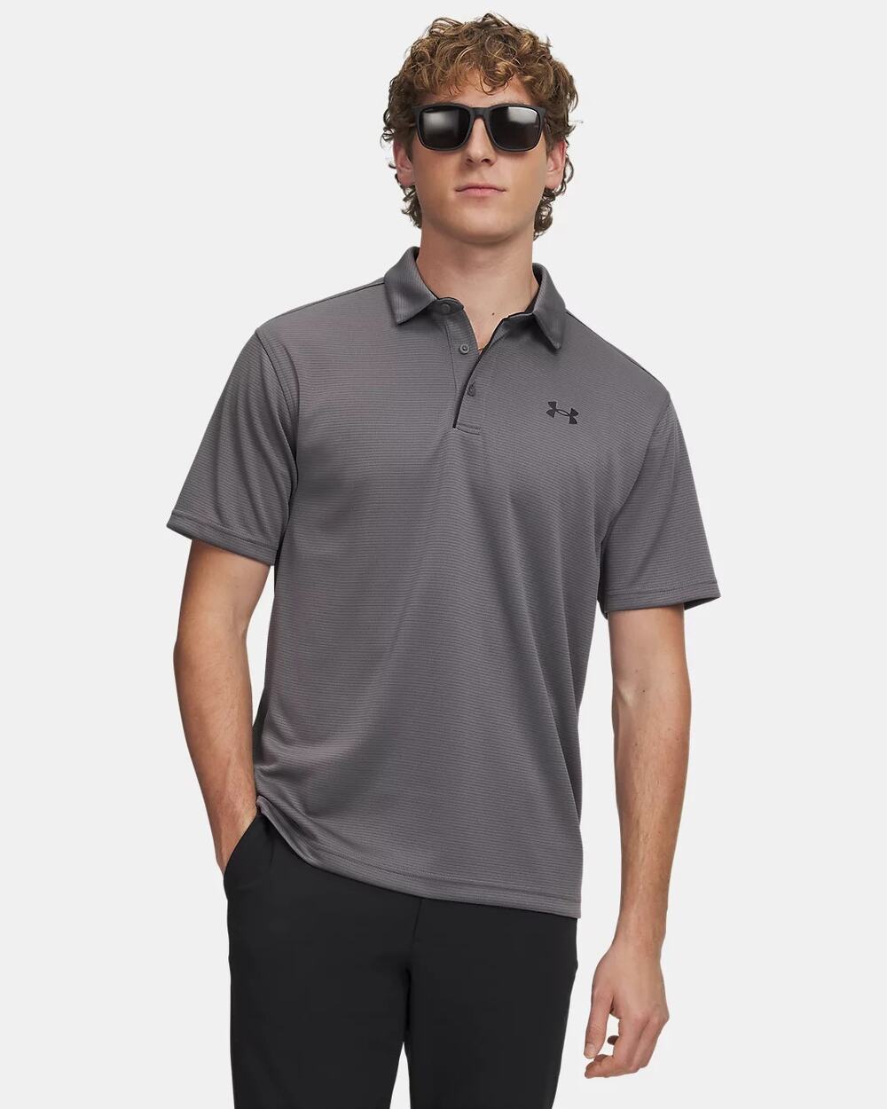 NWT Under Armour Men's UA Tech Polo in Graphite size XL TALL